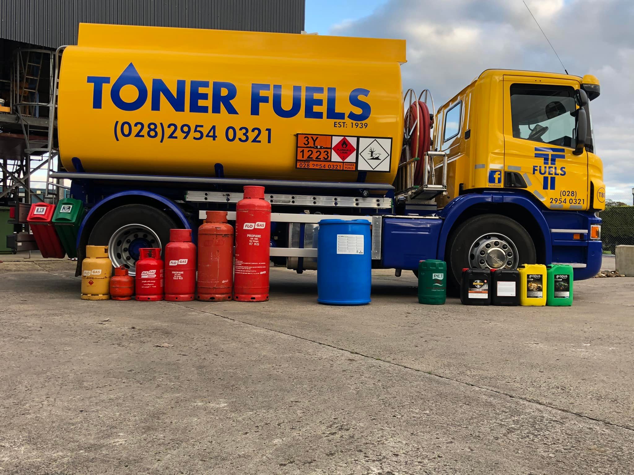 Toner fuels gas canister supply