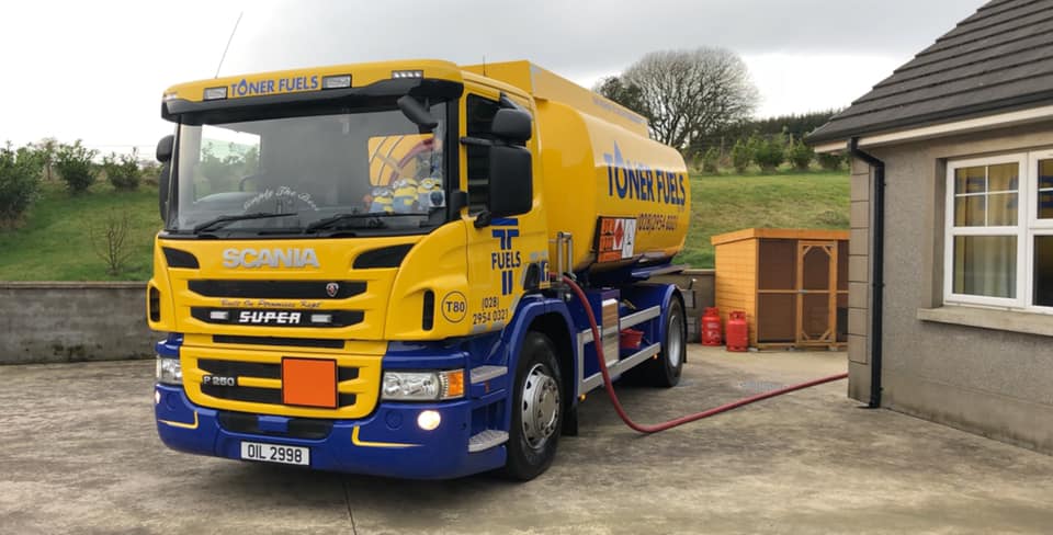 Toner fuels truck fuelling family home